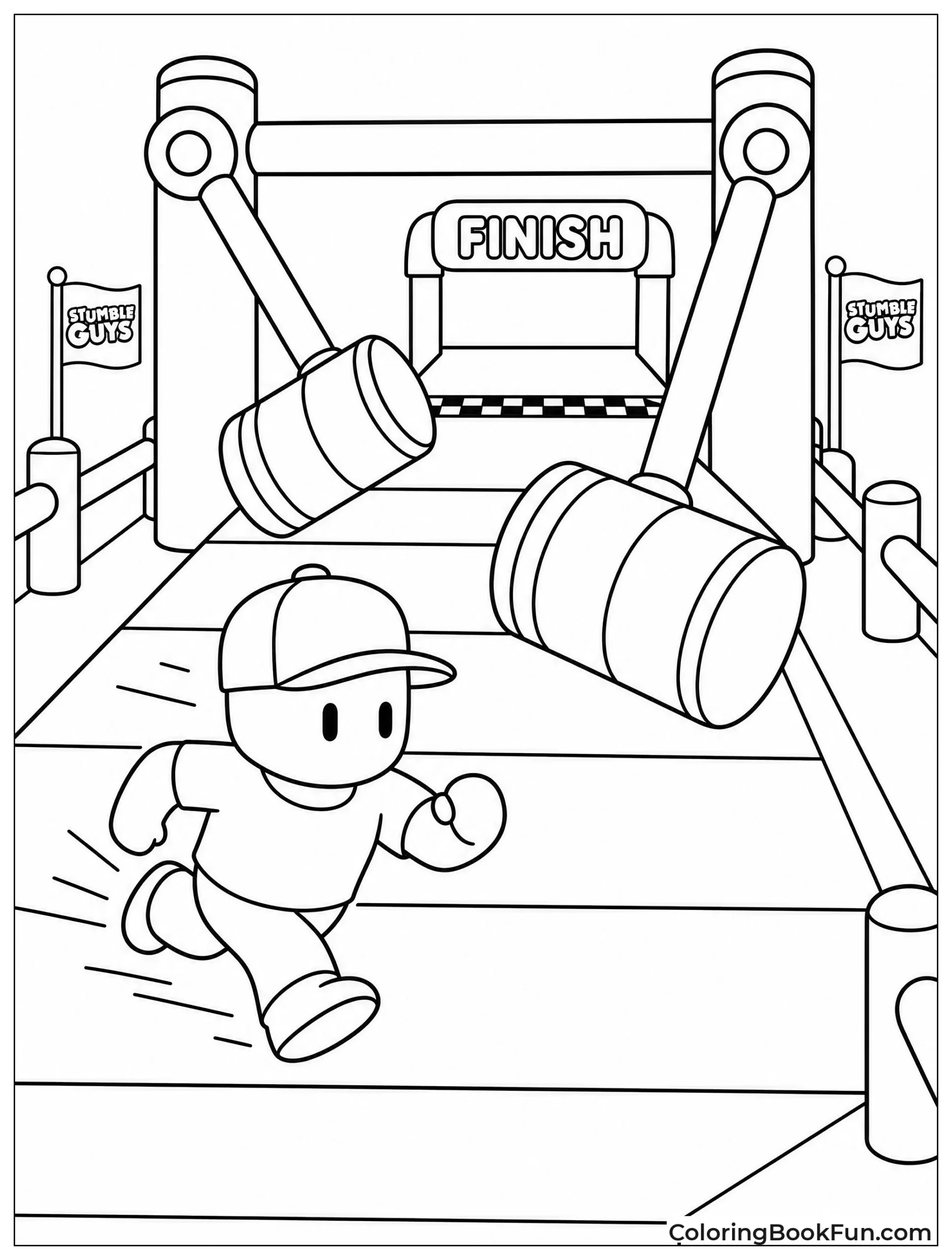 Running Past Spinning Hammers