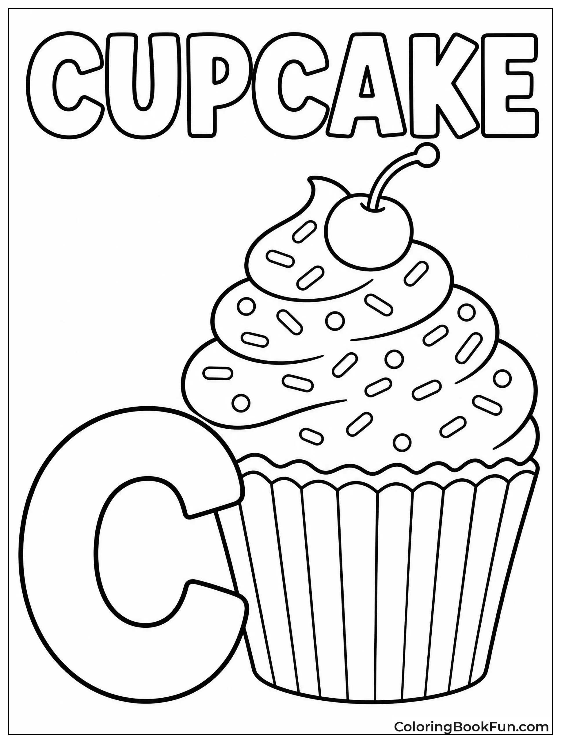Cupcake Stands Beside Big C
