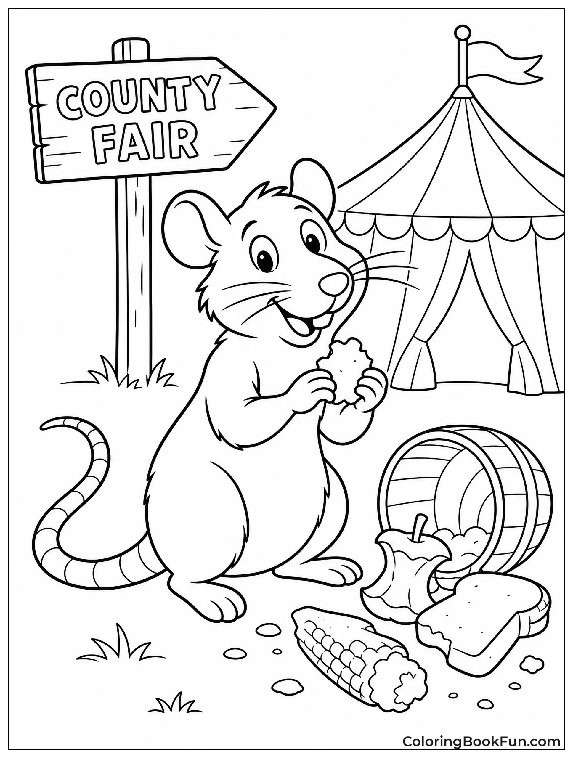 Templeton the Rat Finds Food
