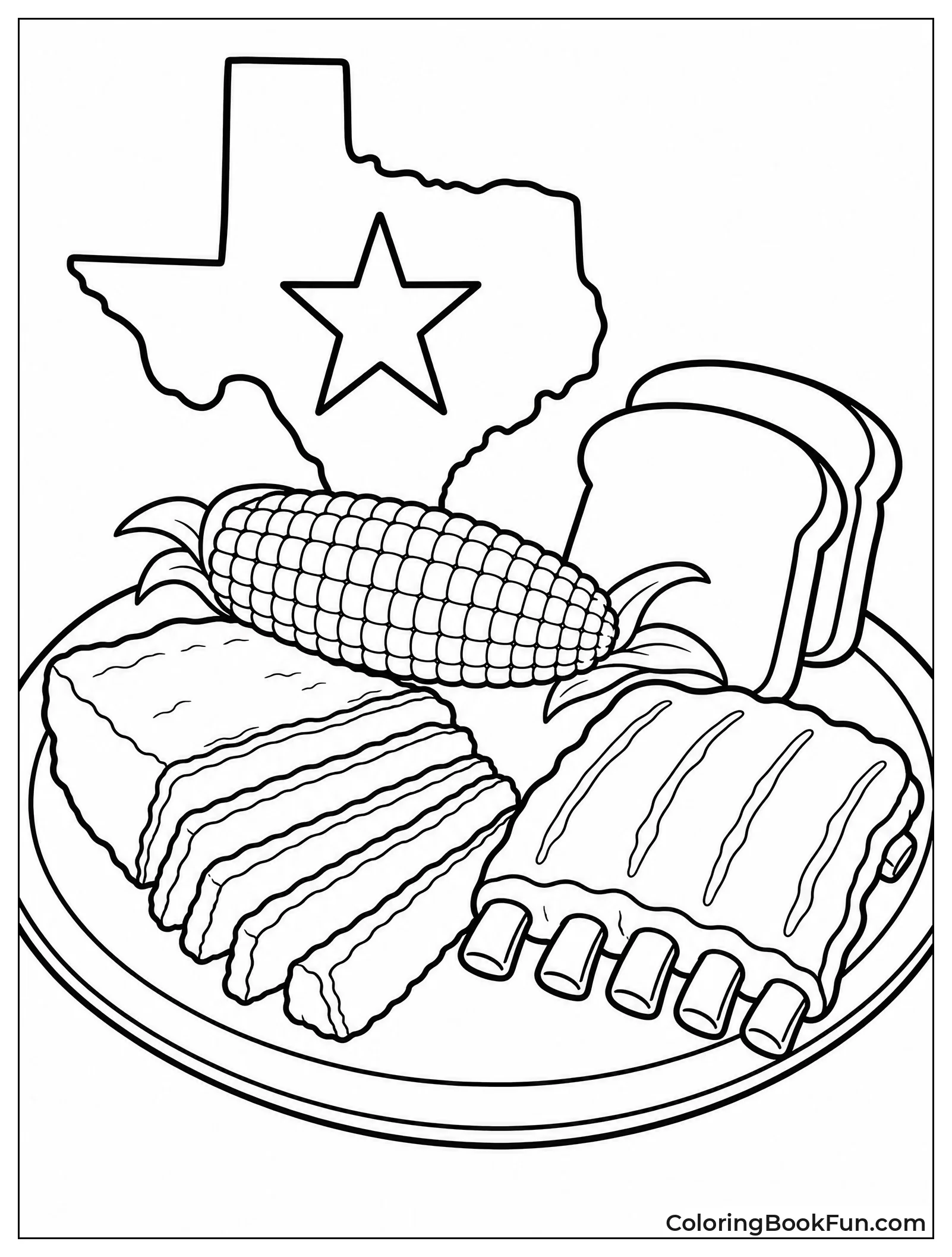 Brisket and Ribs on Platter