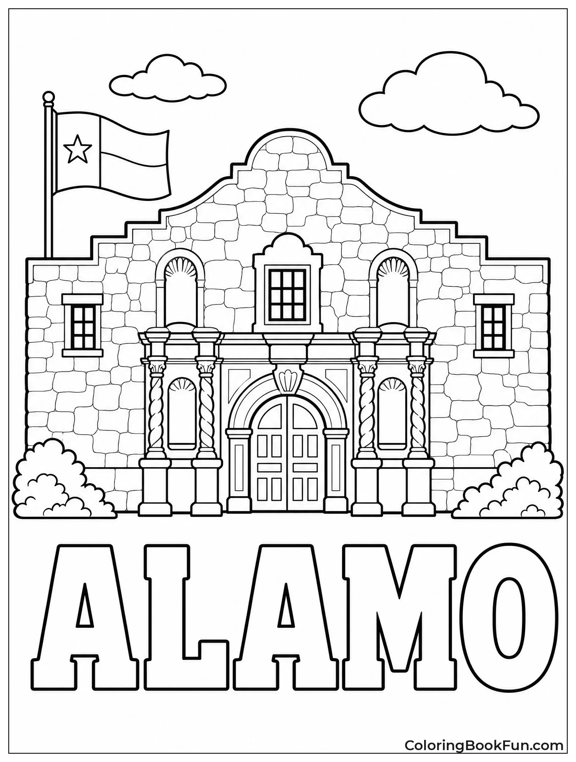Alamo Mission Stands Tall