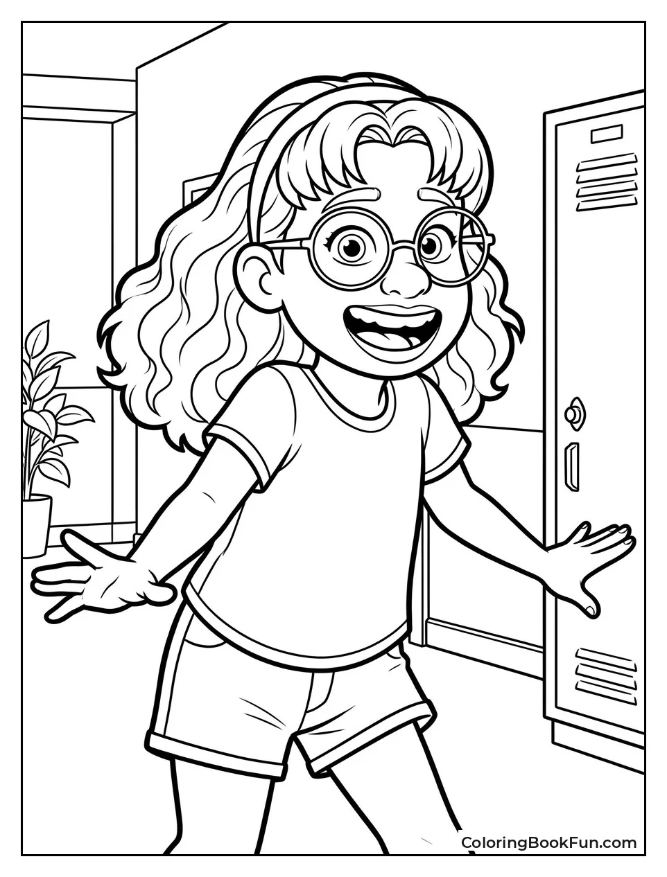 Abby Making an Excited Face