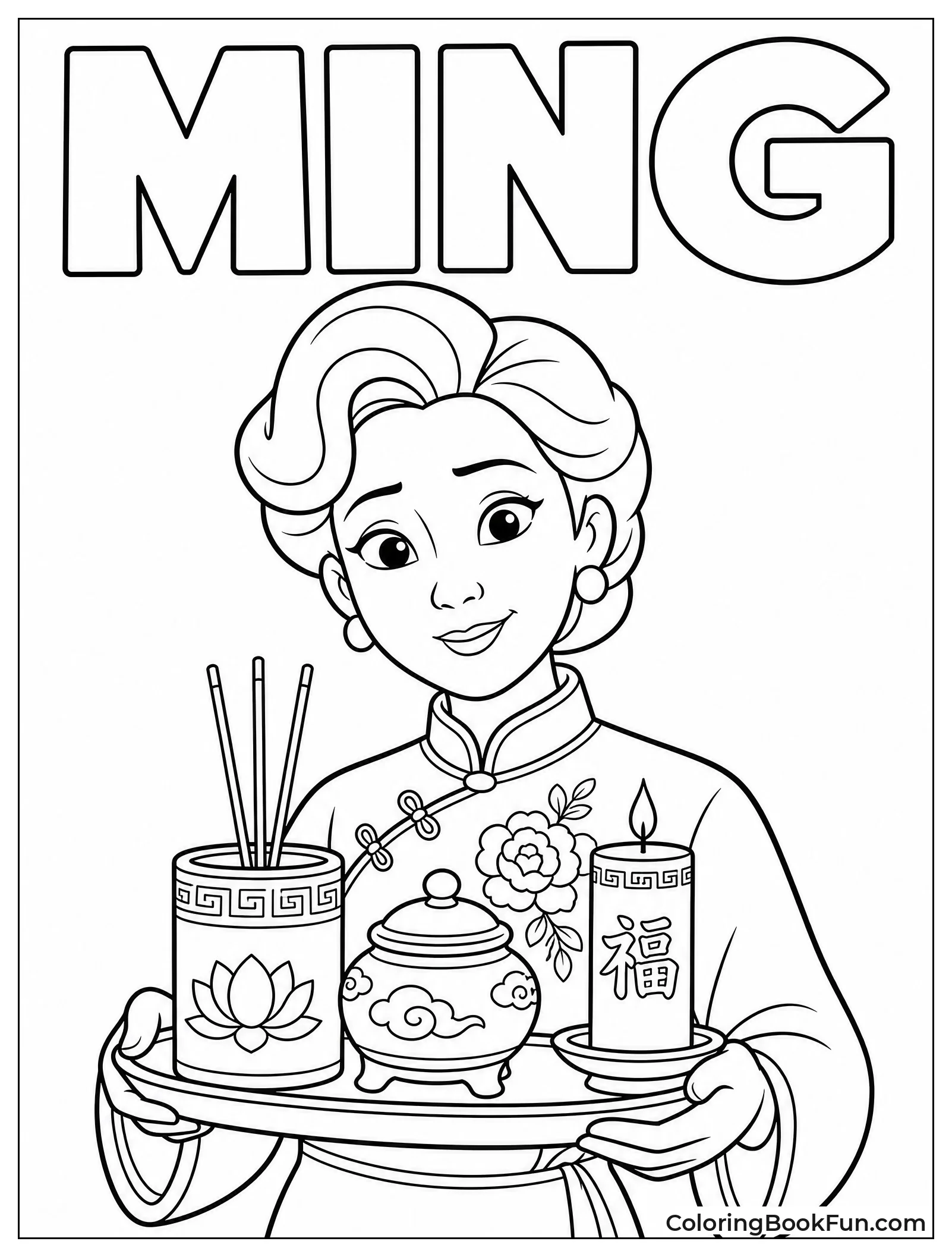 Ming Holding Temple Items