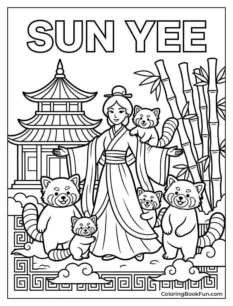Sun Yee With Red Pandas