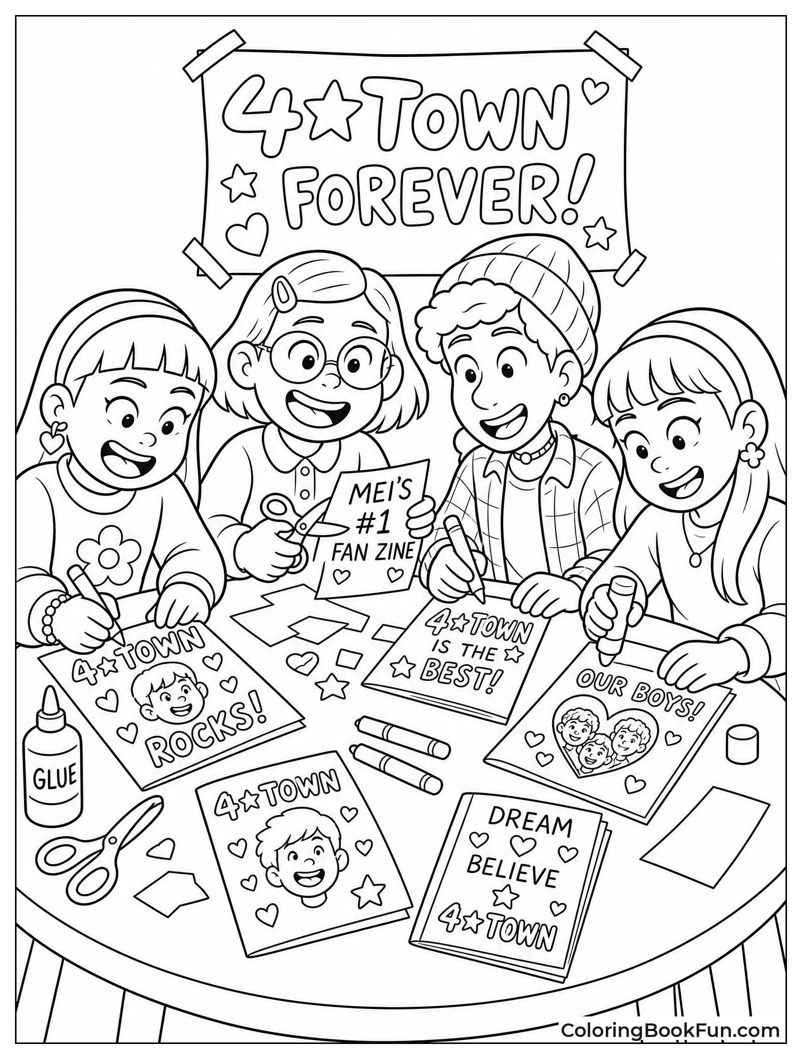 Friends Making Their Own Zines