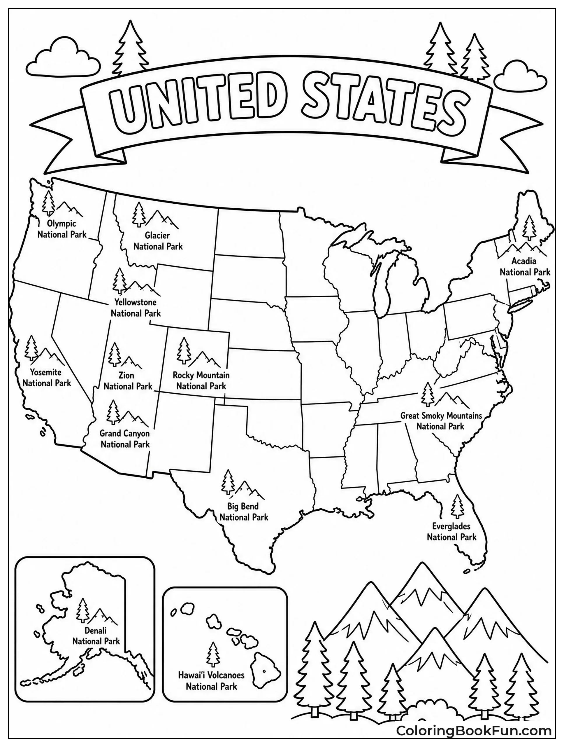Trees Mark National Parks