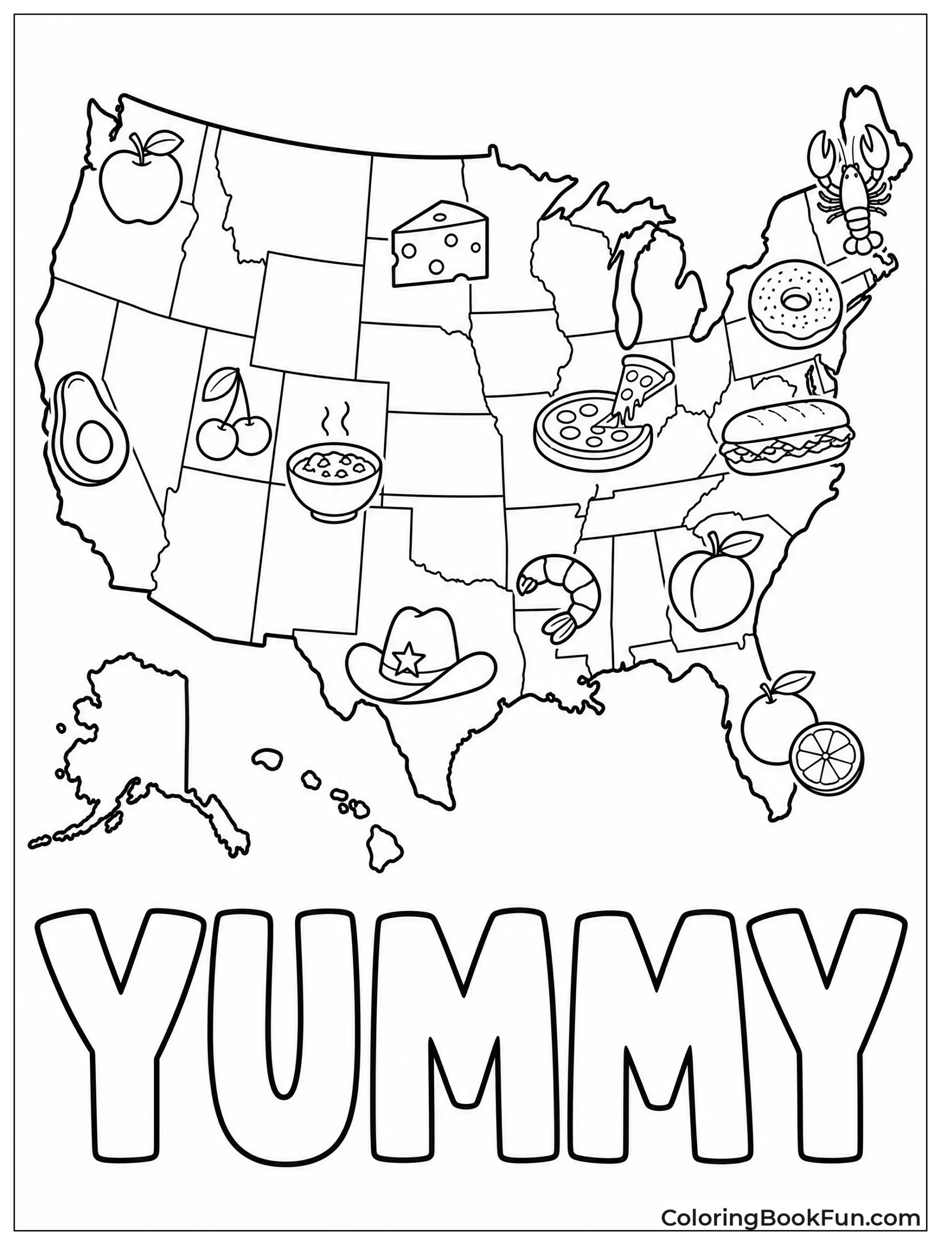 Foods Represent Each Region