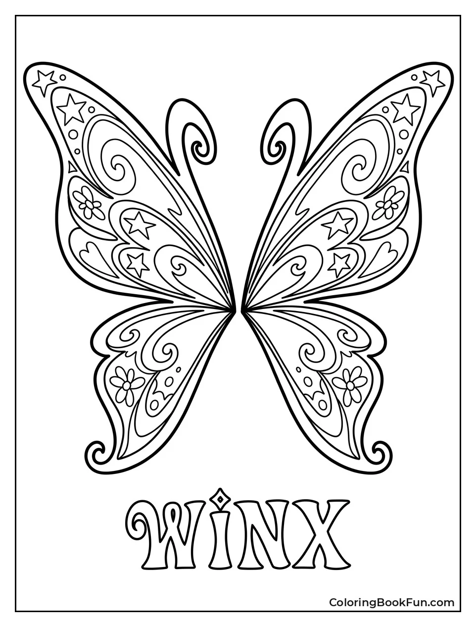 Intricate Believix Wings with Pretty Patterns