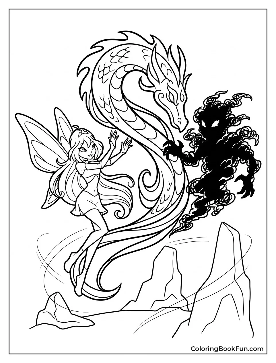 Bloom Summons the Great Dragon