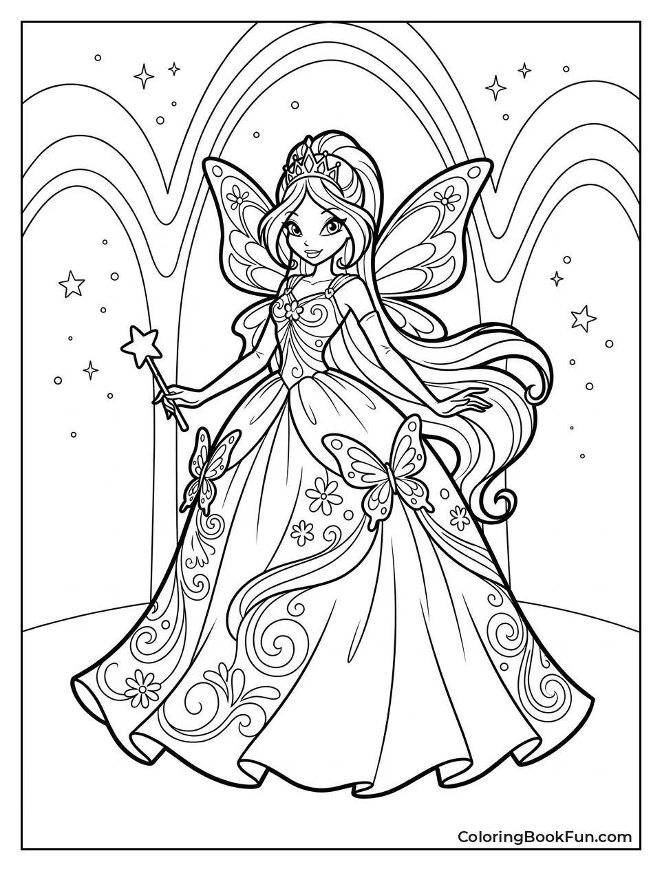 Winx Fairy Twirls in Ball Gown