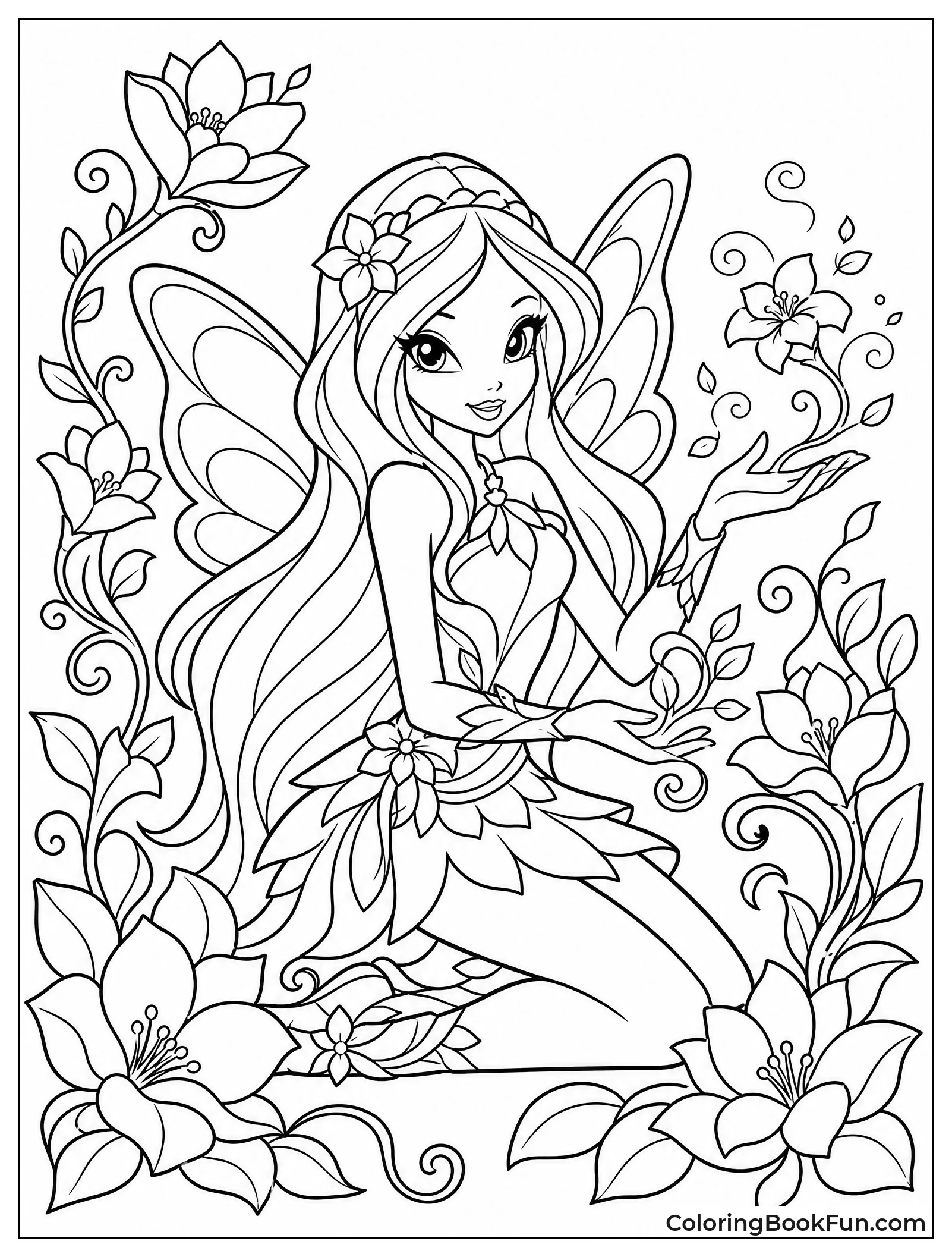 Flora Uses Gentle Nature Powers