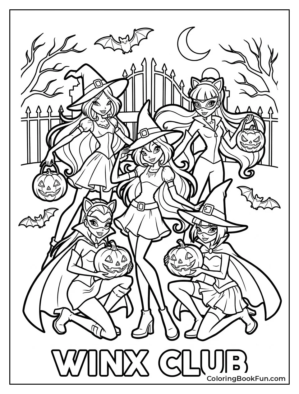 Winx Wear Spooky Stylish Costumes