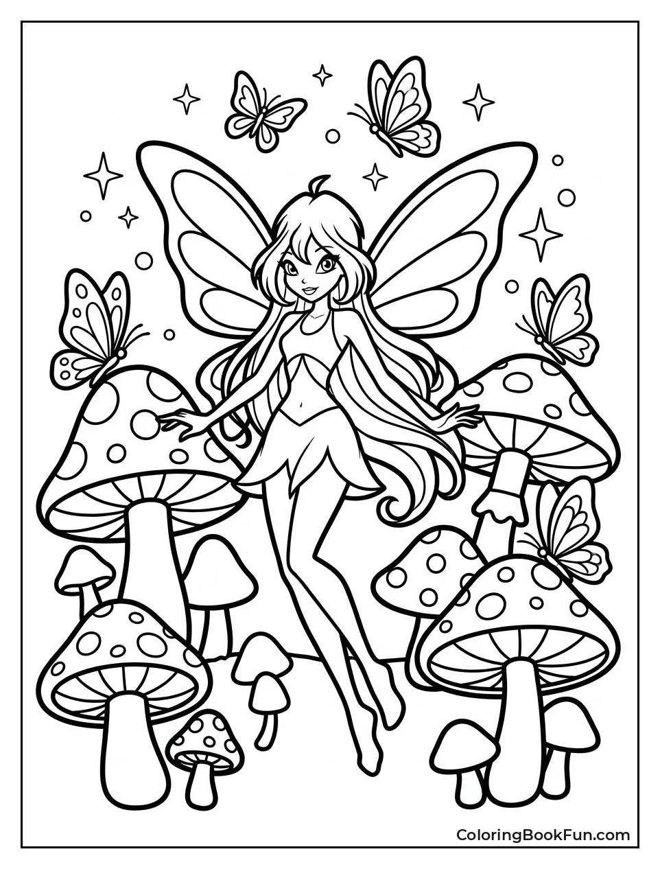 Bloom Explores a Magical Mushroom Garden
