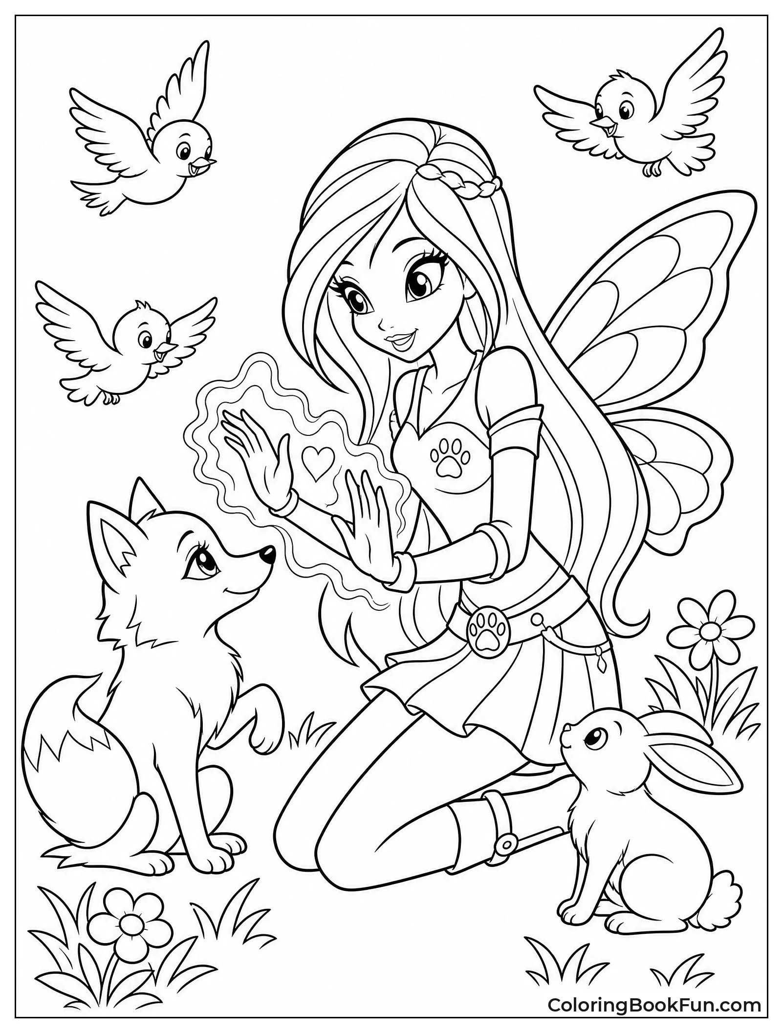 Roxy Talks to Cute Forest Animals