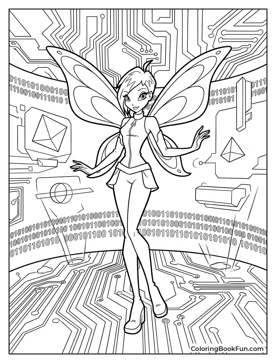 Tecna Explores a Virtual Digital World