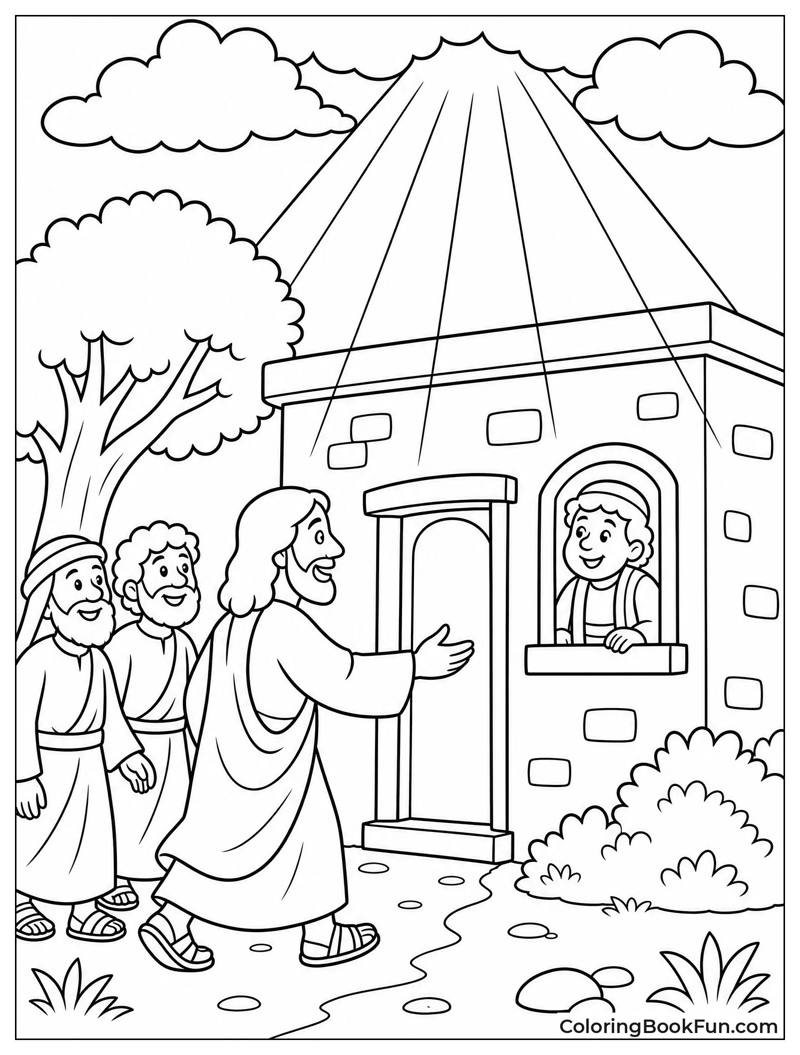Light Shines on Zacchaeus House