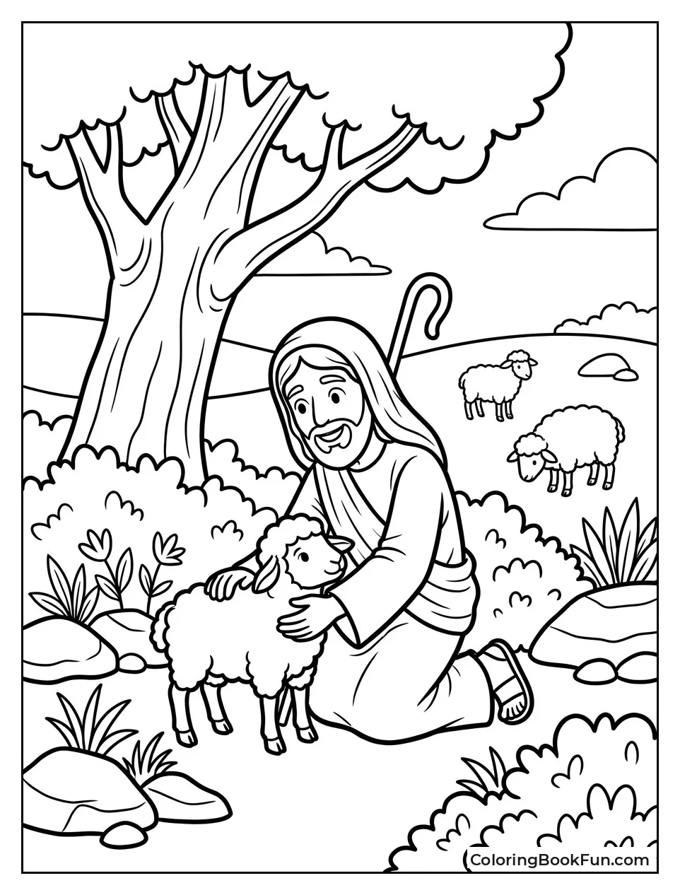 Shepherd Finds the Lost Sheep