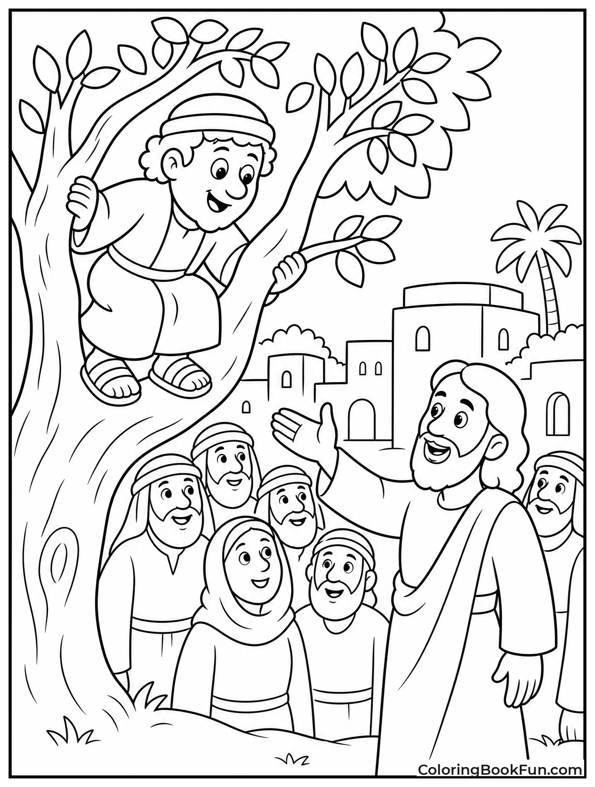 Short Zacchaeus Shows His Courage