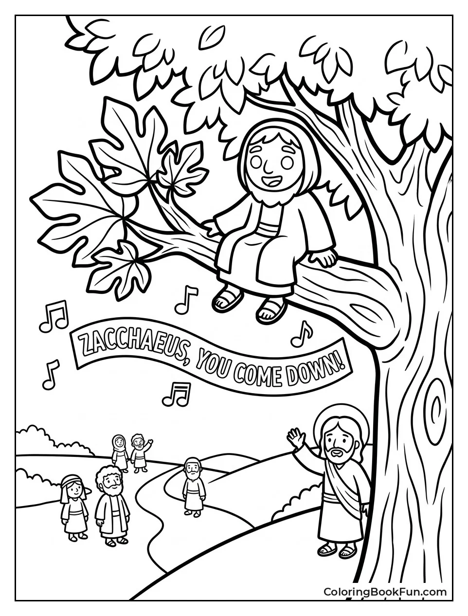 Wee Little Man Climbs the Tree