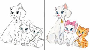 aristocats coloring pages