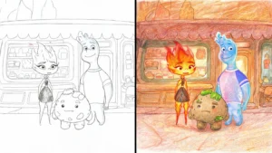 elemental coloring pages