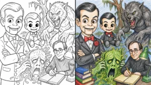 goosebumps coloring pages