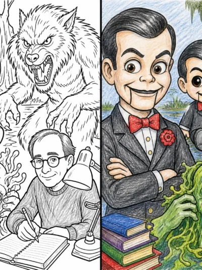 Goosebumps coloring pages
