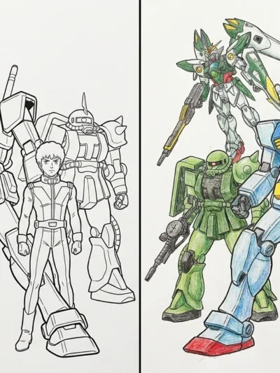 Gundam coloring pages