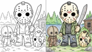 jason coloring pages