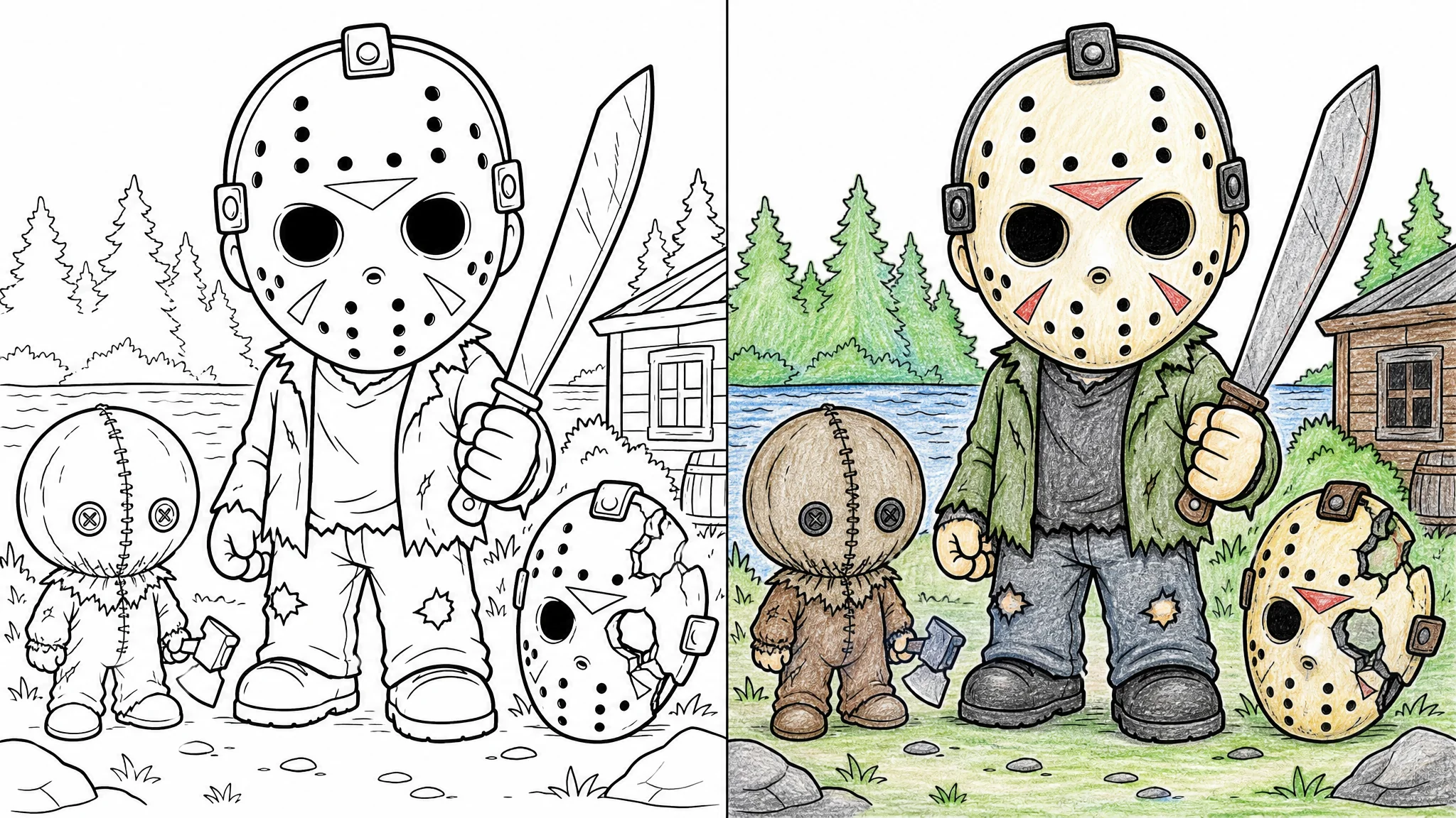 44 Jason Coloring Pages (Free PDFs)