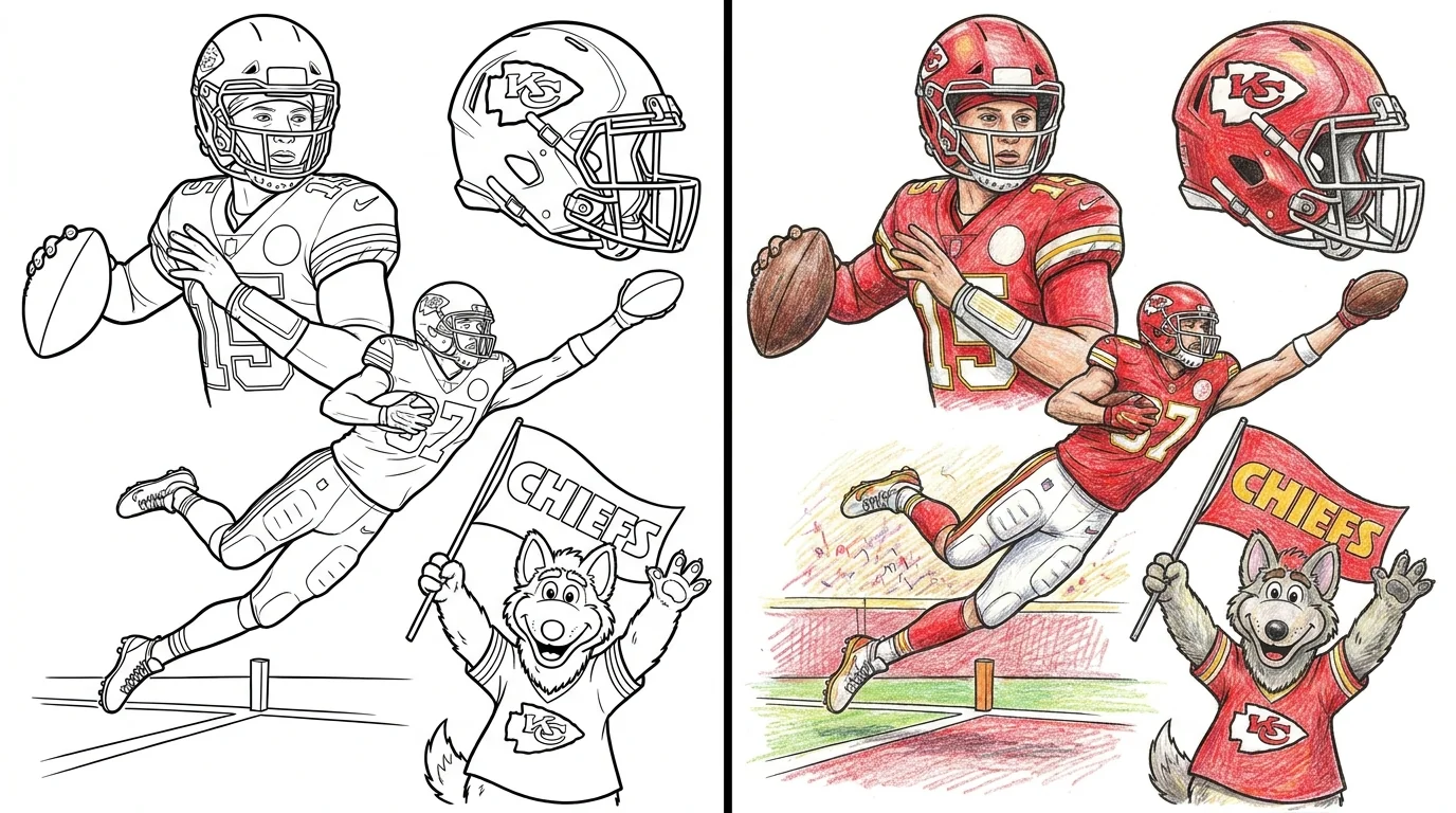 46 Kansas City Chiefs Coloring Pages (Free PDFs)