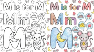 letter m coloring pages