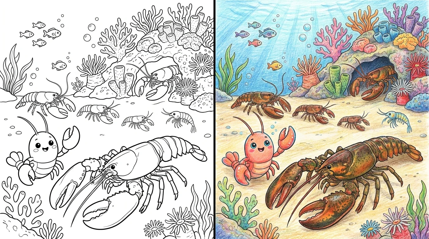 41 Lobster Coloring Pages (Free PDFs)