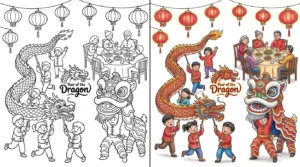 lunar new year coloring pages