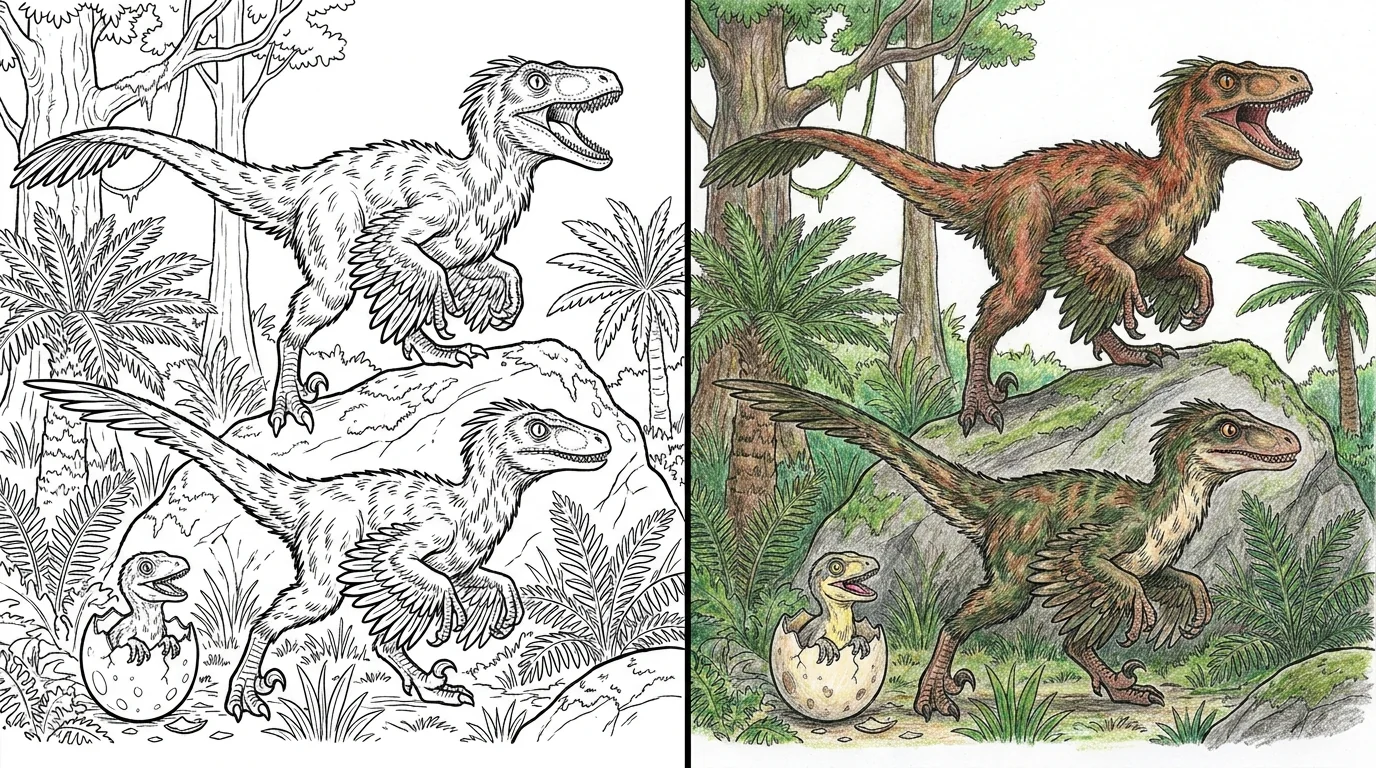 53 Raptor Coloring Pages (Free PDFs)