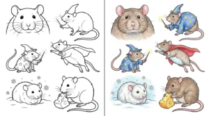 rat coloring pages