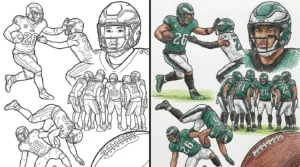 saquon barkley coloring pages