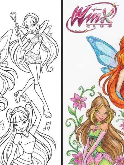 Winx coloring pages