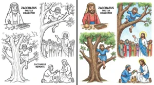 zacchaeus coloring pages