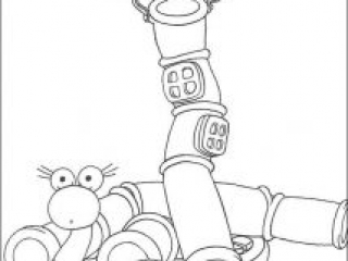 andy pandy coloring pages