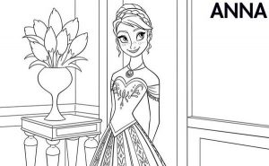 anna-in-beautiful-dress-coloring-page