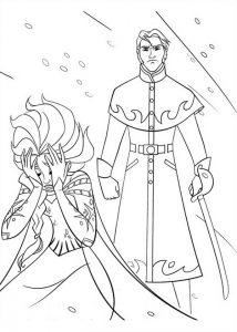 powerless-elsa-with-the-duke-of-weseltons-thugs-coloring-page