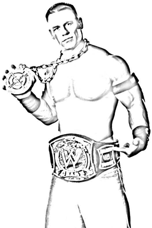 19 Best Wrestling Wwe Coloring Pages for Kids - Updated 2018