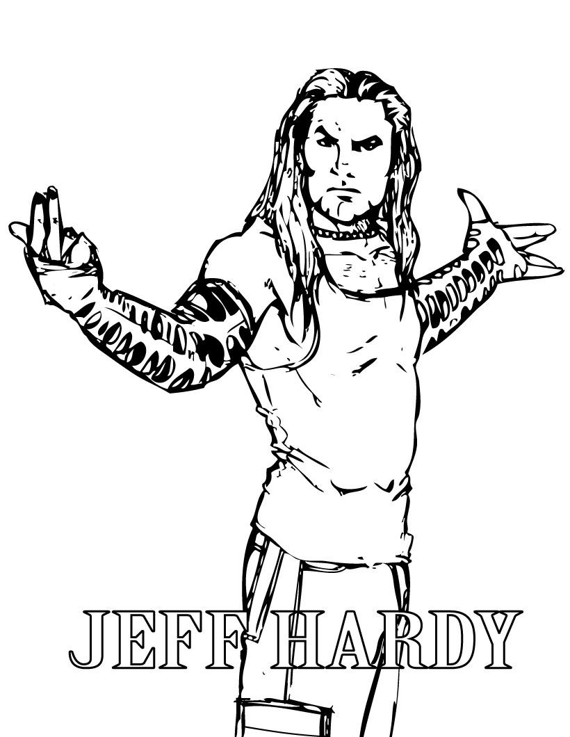 wwe coloring pages of undertaker