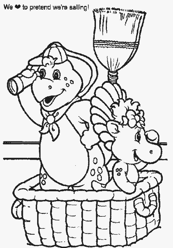 56 Best Barney Coloring Pages for Kids - Updated 2018