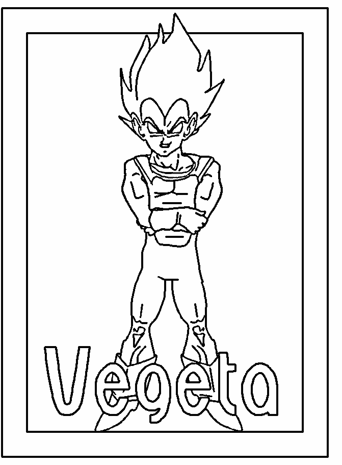 Free Printable Dragon Ball Z Coloring Pages For Kids