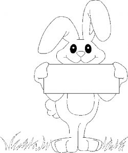 bunny-holding-banner