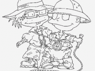 rugrats chuckie coloring pages