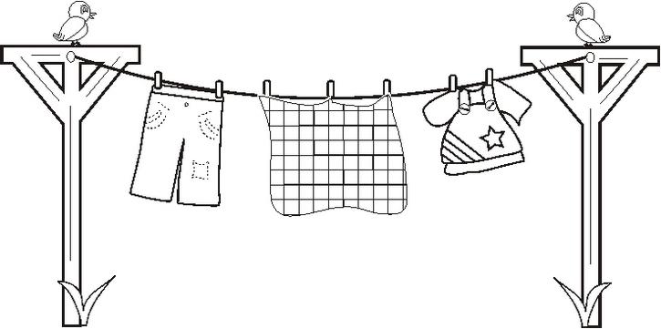 21 Best Laundry And Clothing Coloring Pages for Kids - Updated 2018