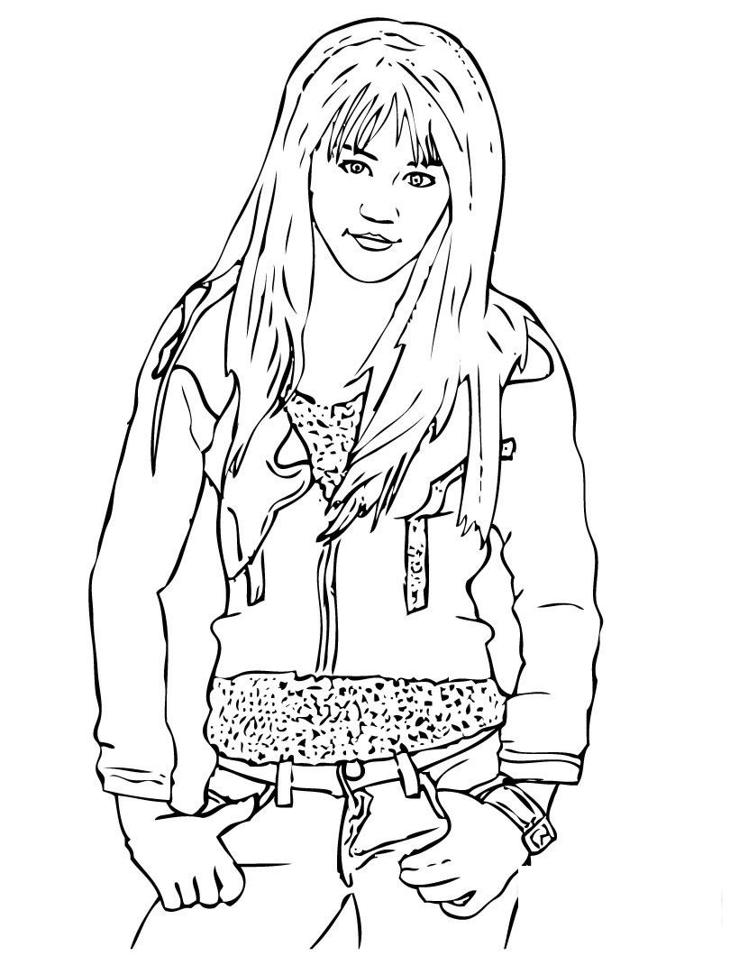 5 Best Hannah Montana Coloring Pages for Kids - Updated 2018